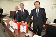 当選者を決めた統一キャンペーンのプレゼント抽選会
